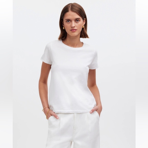 Madewell Northside Vintage Tee in White Chalk Classic Timeless - Picture 1 of 8